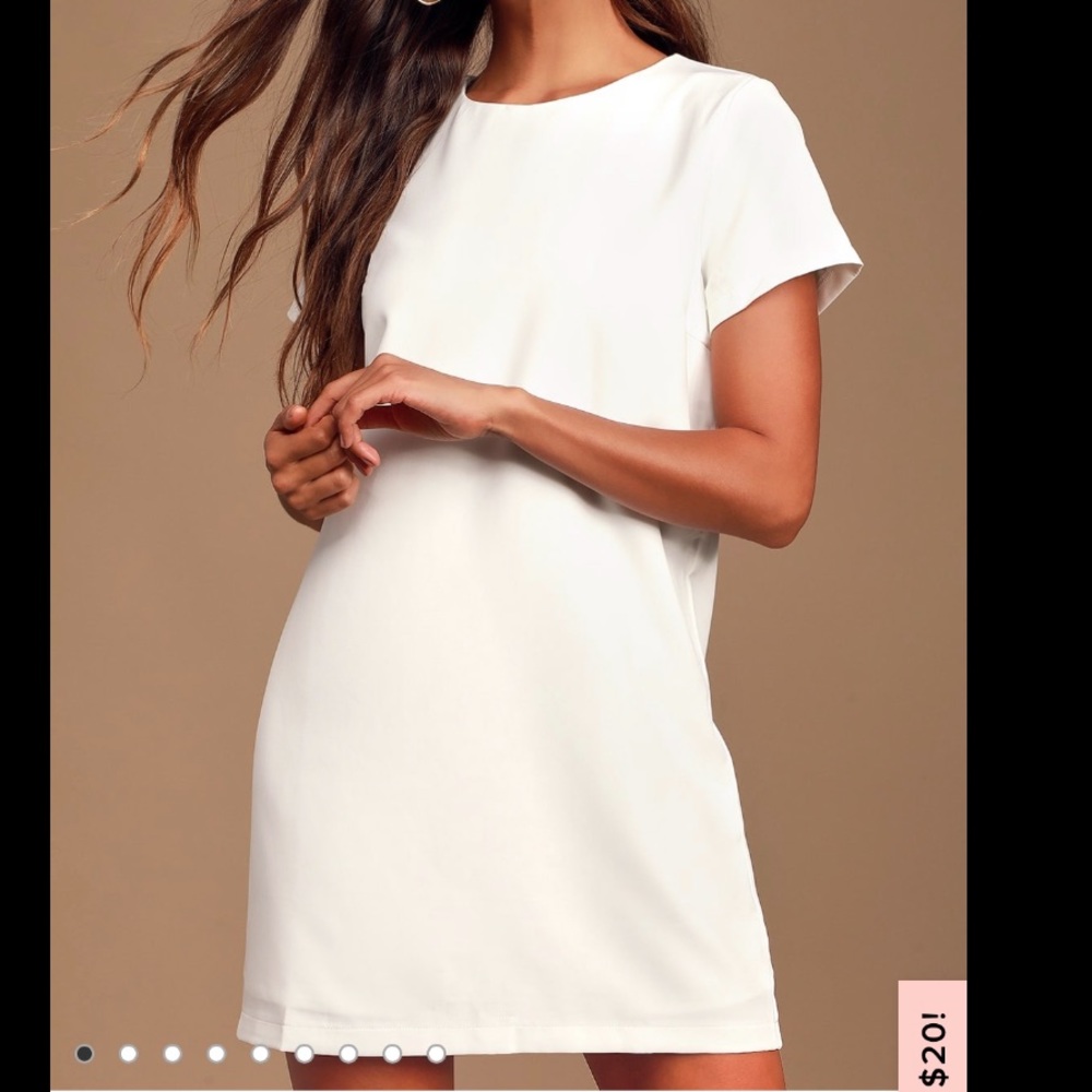 Lulus White Shift Dress